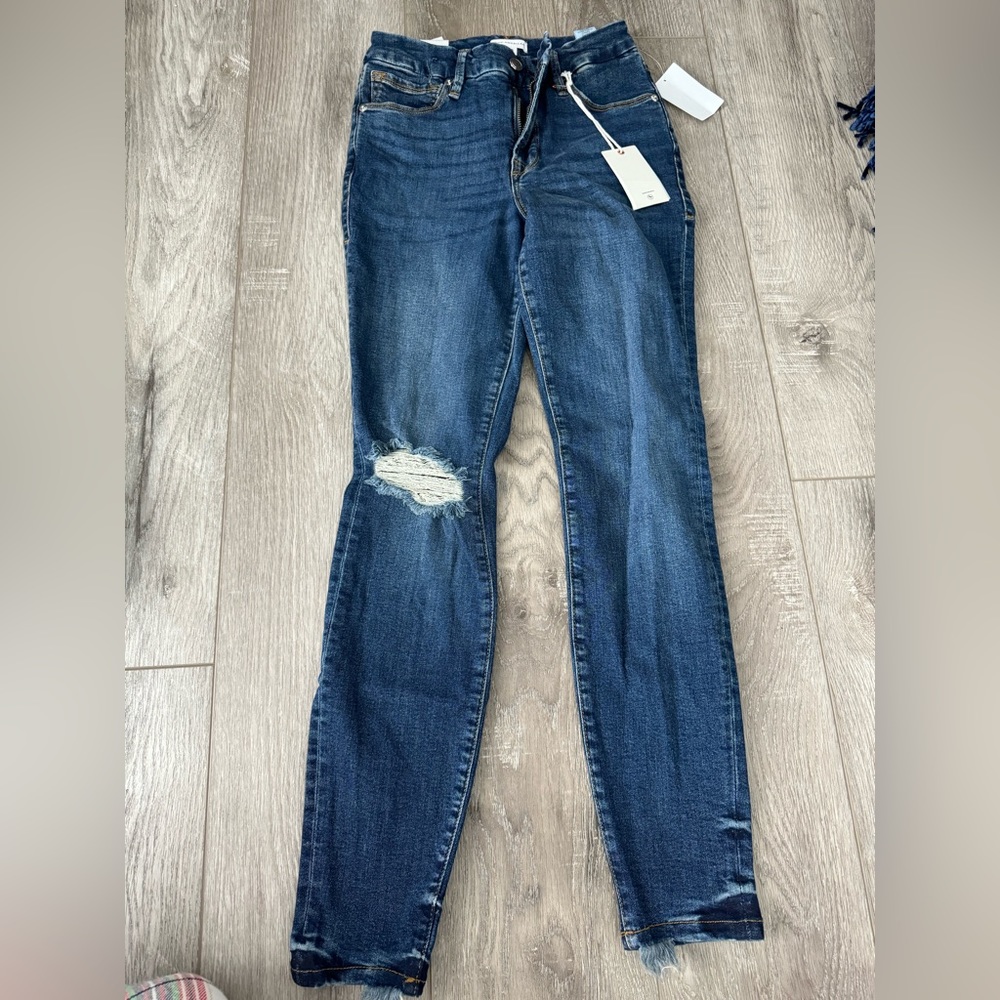 Good American raw Jeans Size 6/28